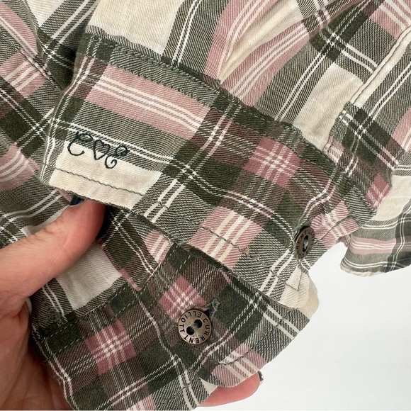 Current‎ Elliott Ombré Fade Plaid button down shirt - Picture 8 of 13